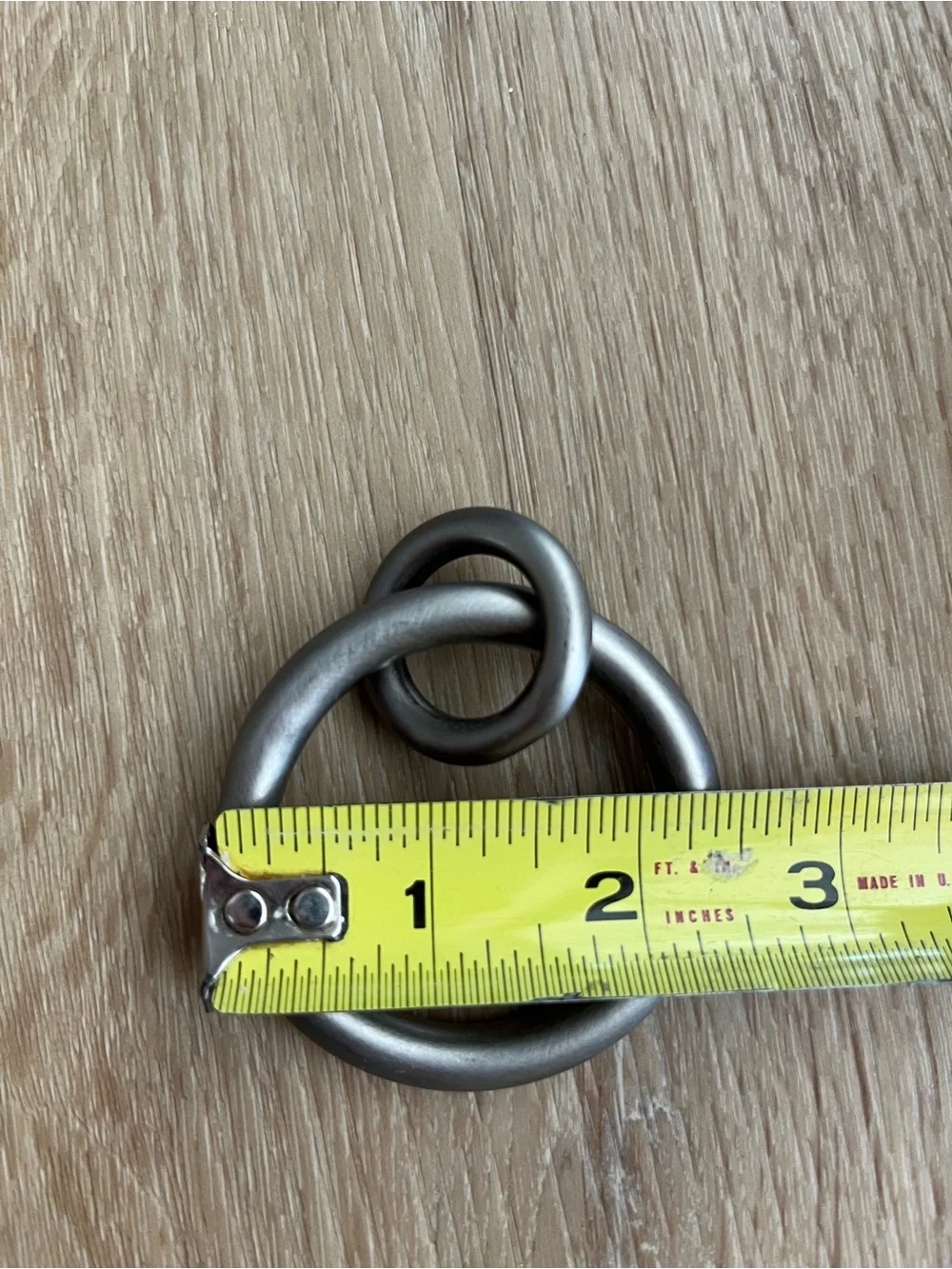 Pottery Barn 2.5” Heavy Duty Solid Metal Double Curtain Rings Pewter Set of 12